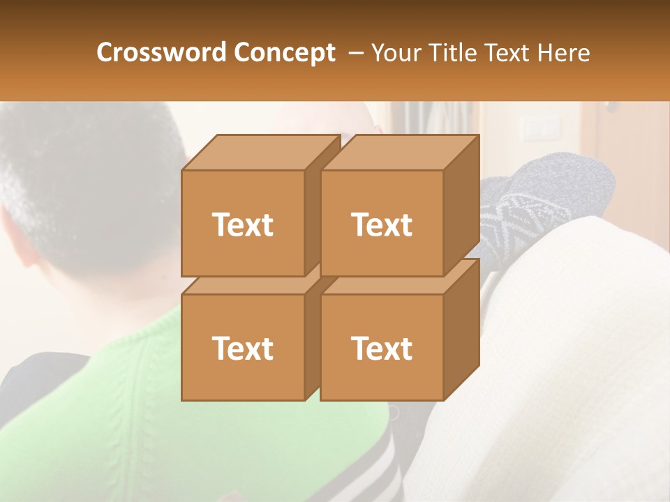 Woman Elderly Retirement PowerPoint Template