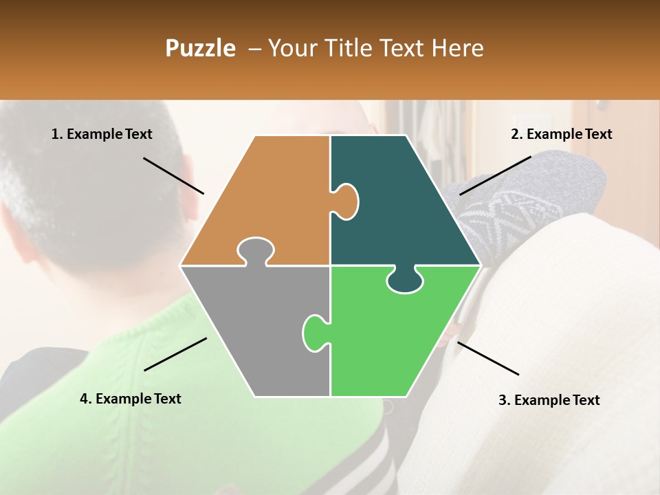 Woman Elderly Retirement PowerPoint Template