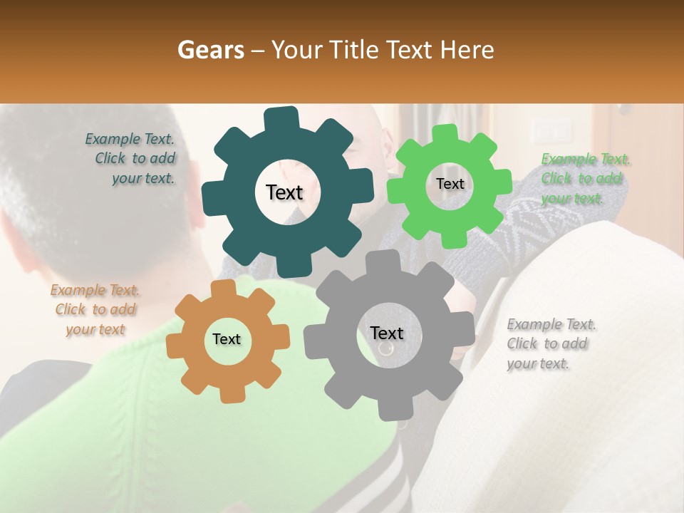 Woman Elderly Retirement PowerPoint Template