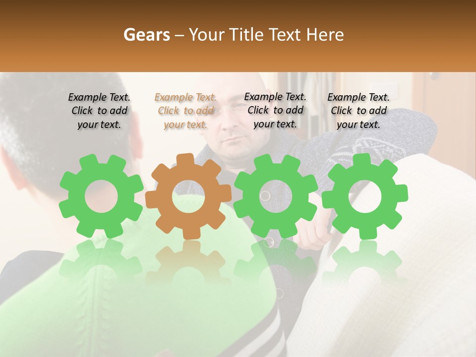 Woman Elderly Retirement PowerPoint Template