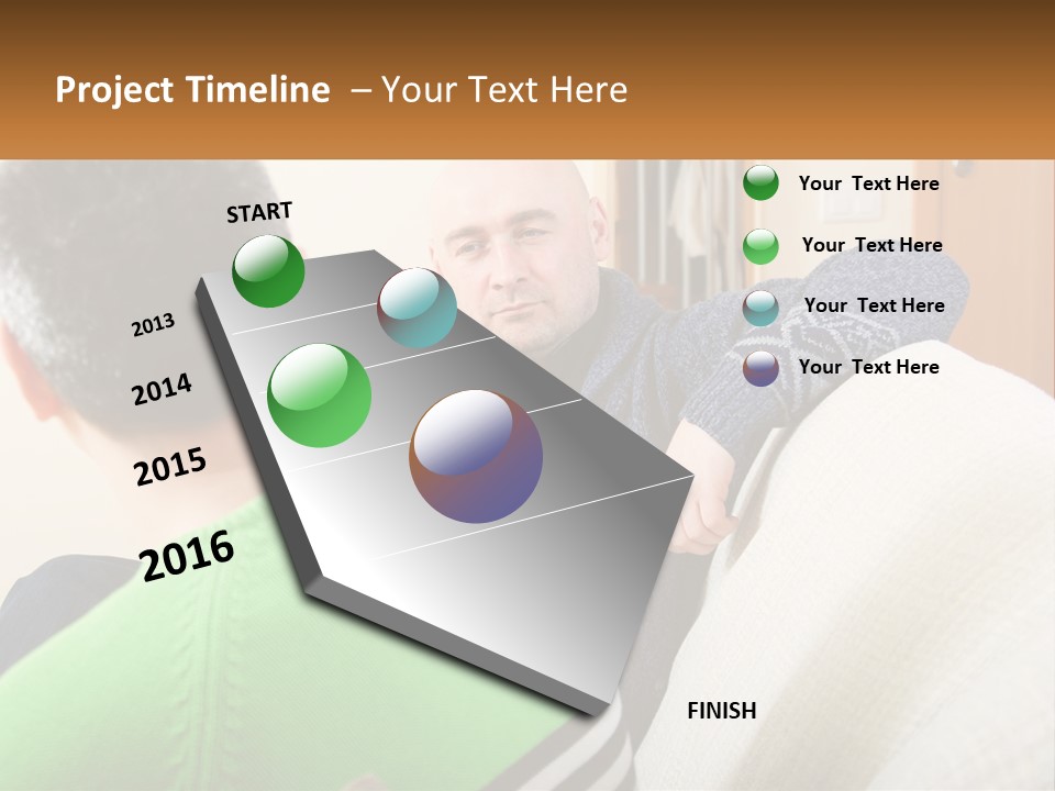 Woman Elderly Retirement PowerPoint Template