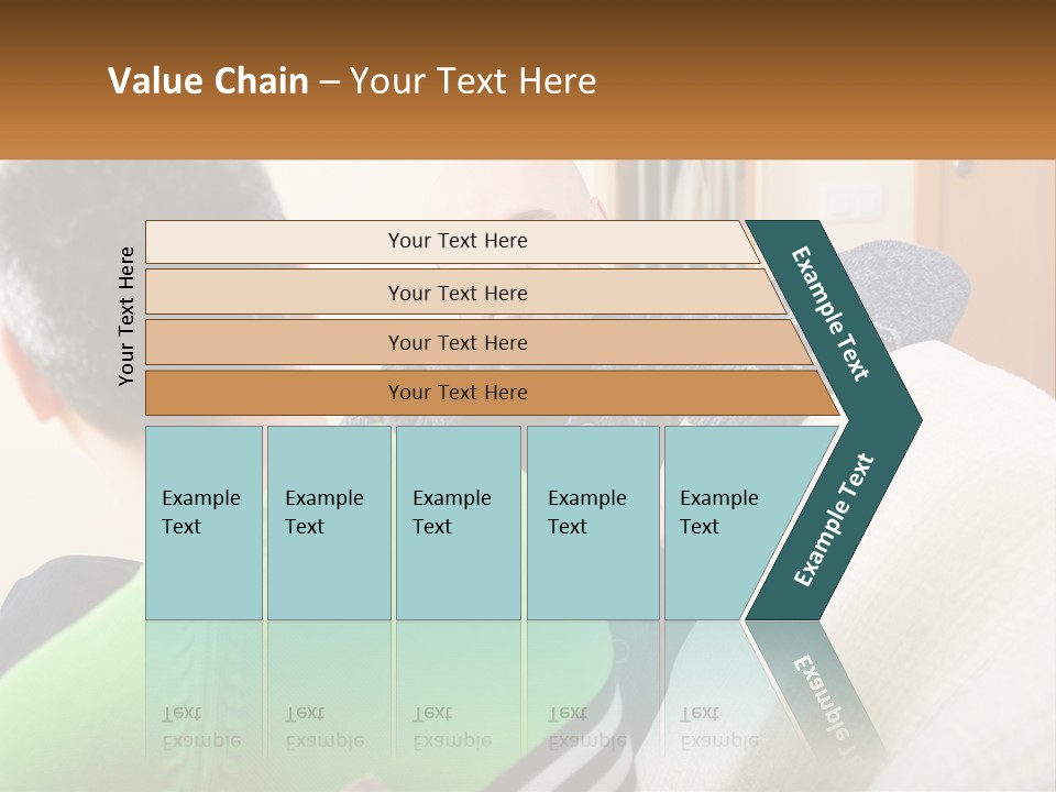 Woman Elderly Retirement PowerPoint Template