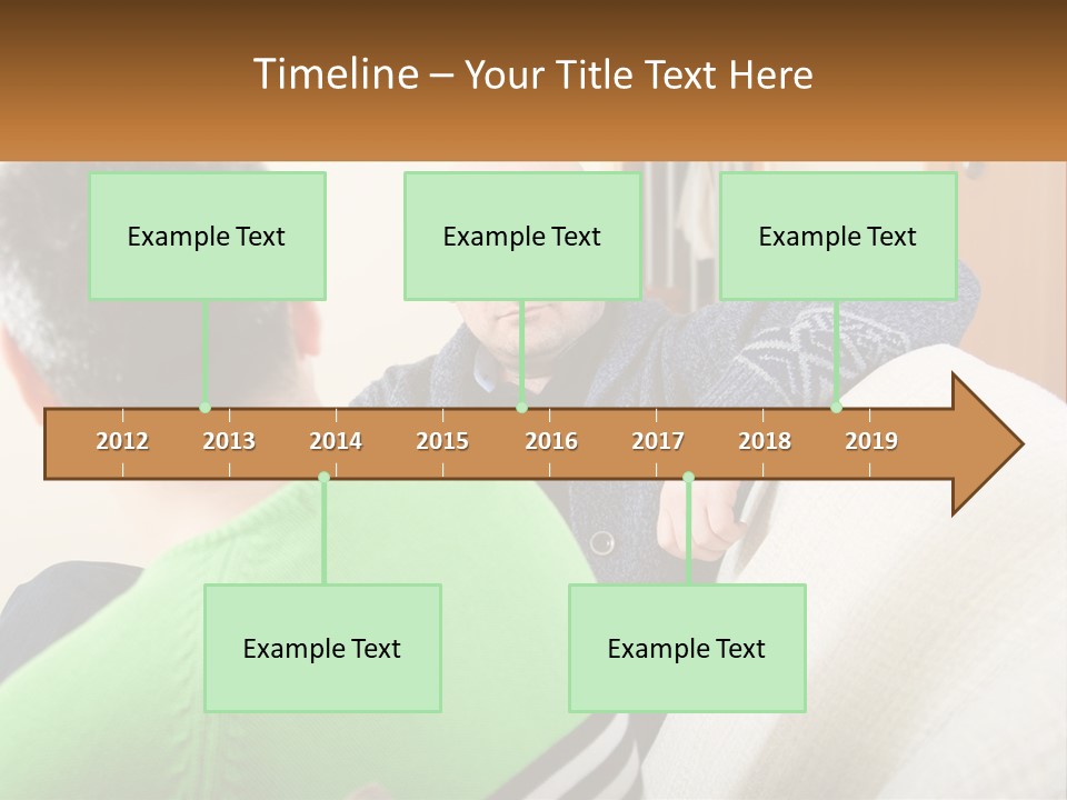 Woman Elderly Retirement PowerPoint Template