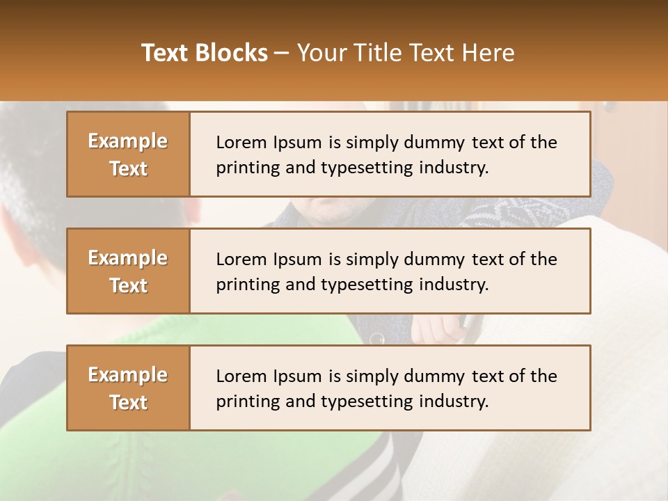 Woman Elderly Retirement PowerPoint Template