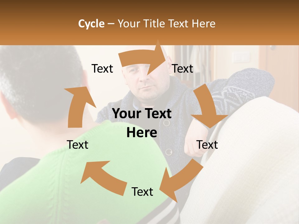 Woman Elderly Retirement PowerPoint Template