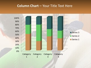 Woman Elderly Retirement PowerPoint Template