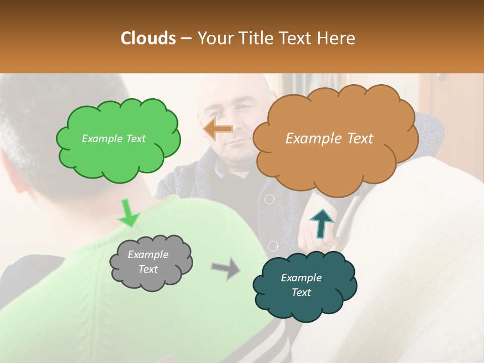 Woman Elderly Retirement PowerPoint Template