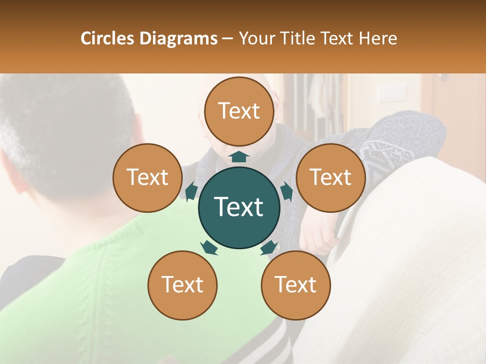 Woman Elderly Retirement PowerPoint Template