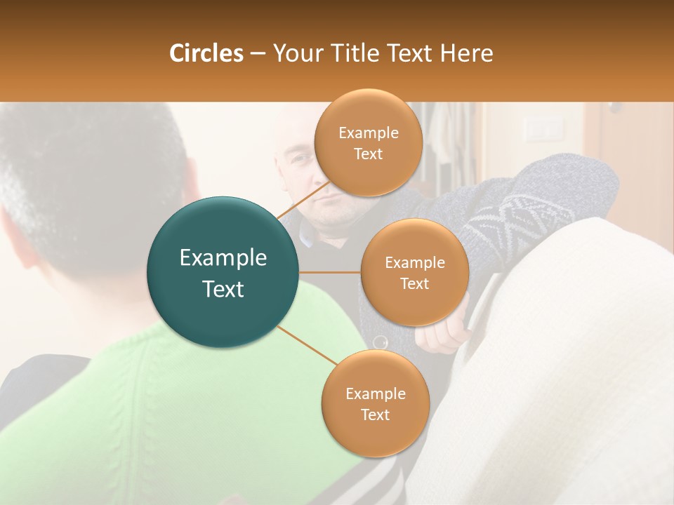 Woman Elderly Retirement PowerPoint Template