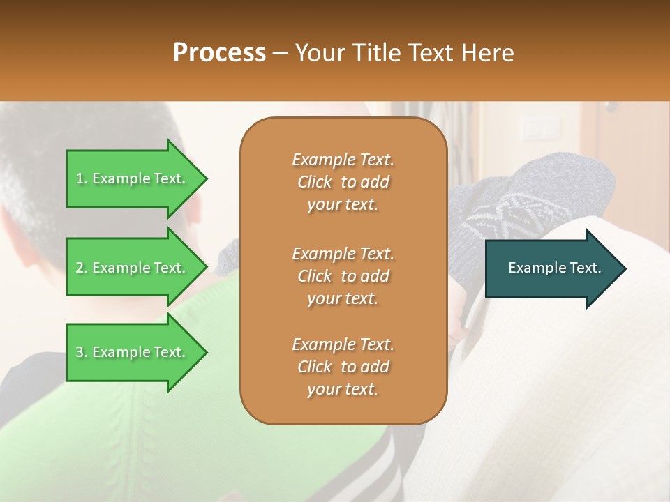 Woman Elderly Retirement PowerPoint Template