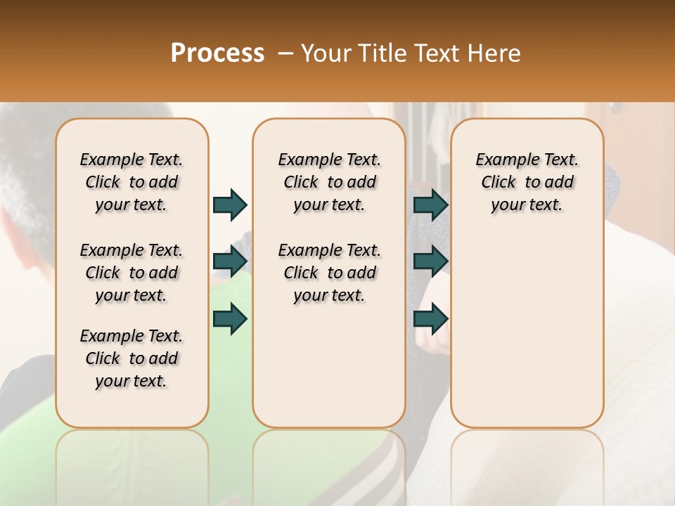 Woman Elderly Retirement PowerPoint Template