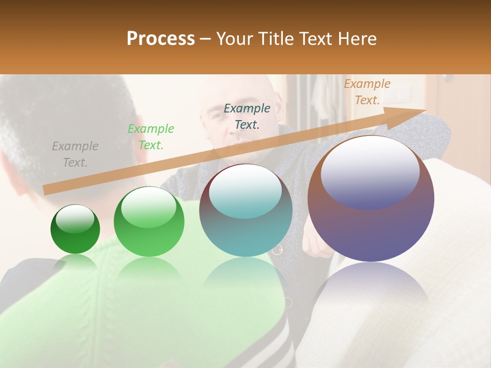 Woman Elderly Retirement PowerPoint Template