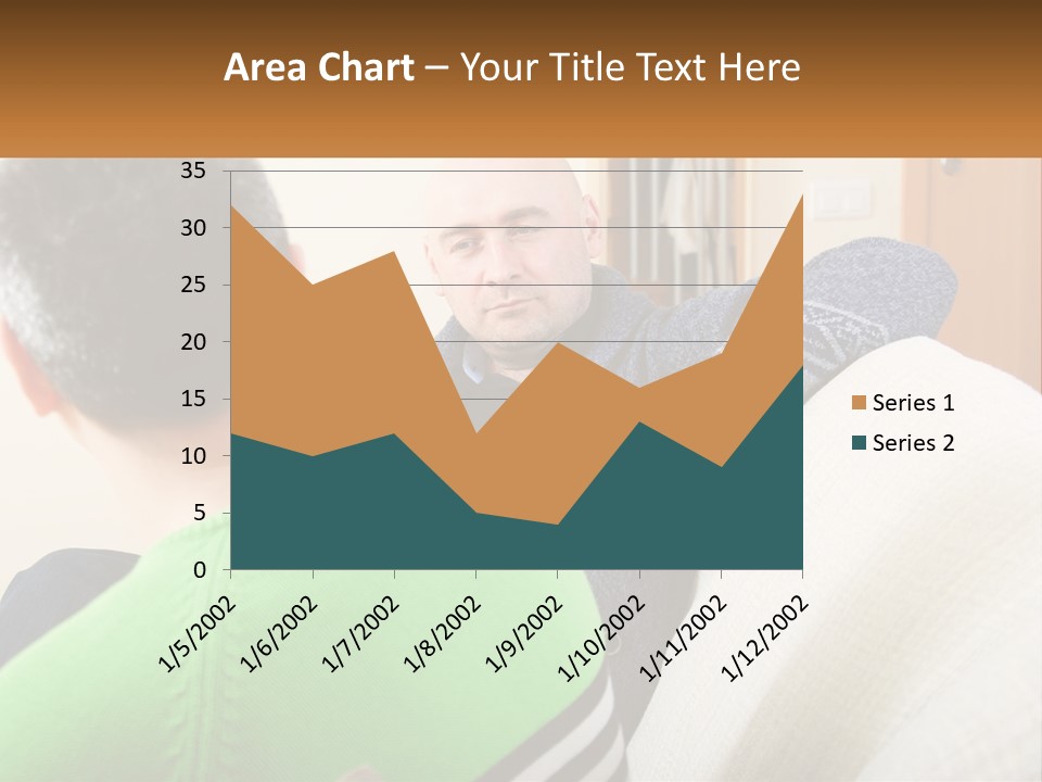 Woman Elderly Retirement PowerPoint Template
