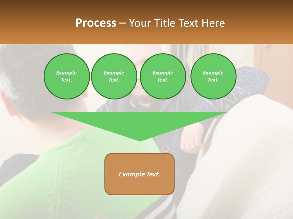 Woman Elderly Retirement PowerPoint Template