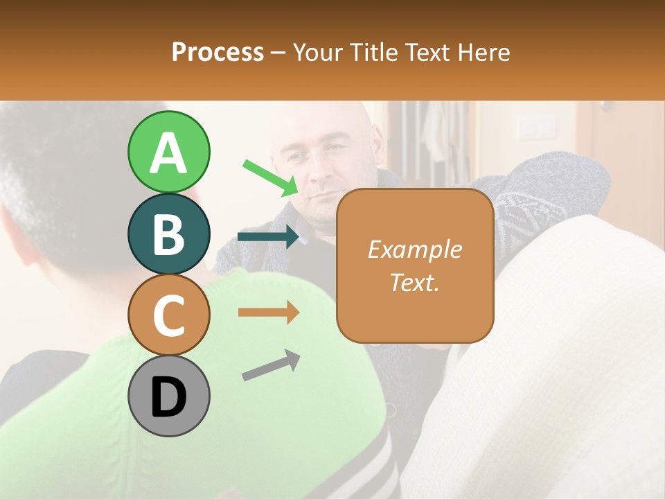 Woman Elderly Retirement PowerPoint Template