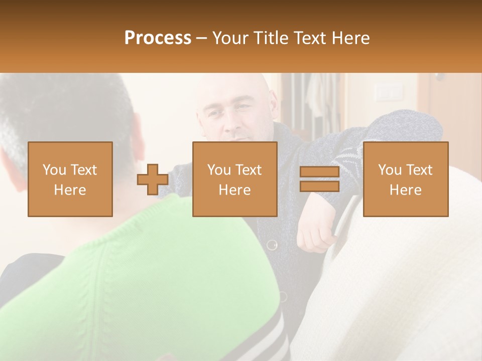 Woman Elderly Retirement PowerPoint Template