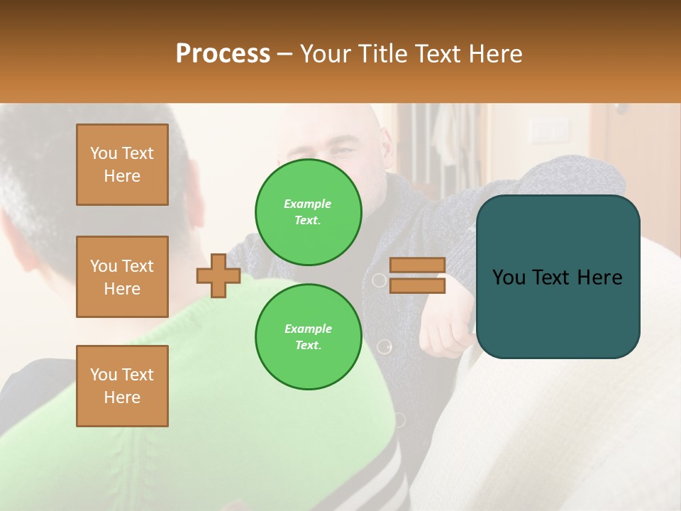 Woman Elderly Retirement PowerPoint Template