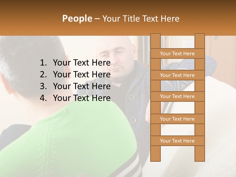 Woman Elderly Retirement PowerPoint Template