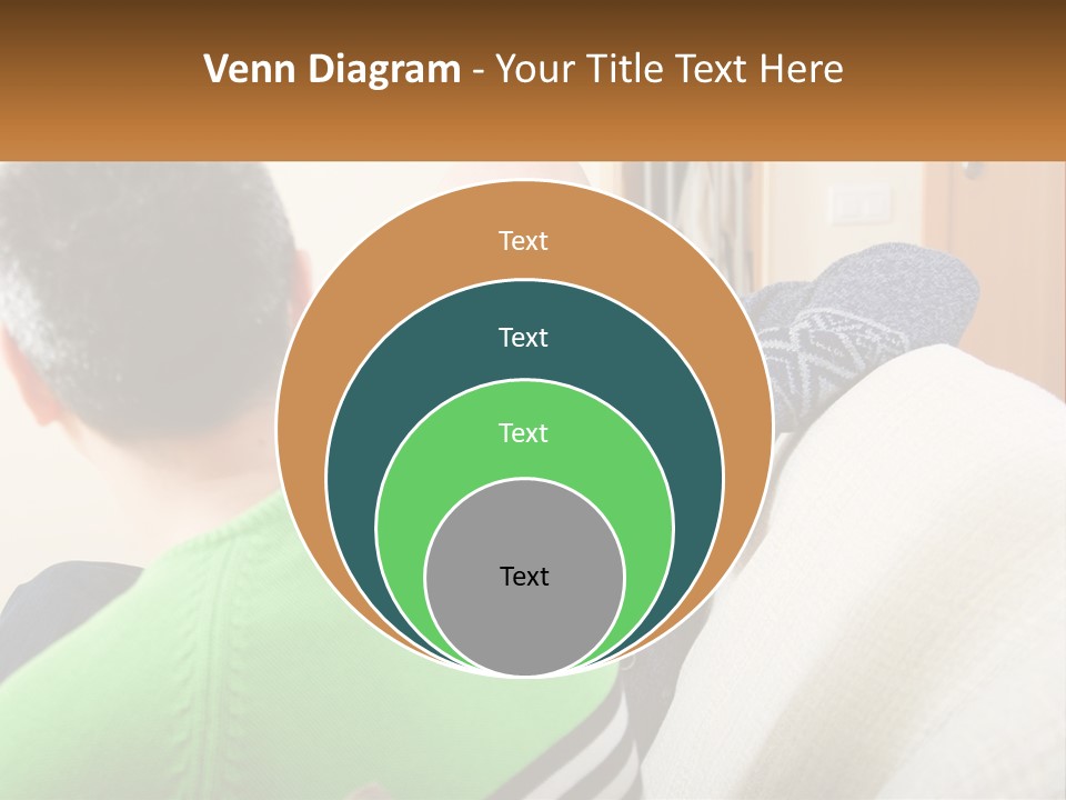 Woman Elderly Retirement PowerPoint Template