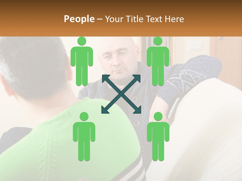 Woman Elderly Retirement PowerPoint Template