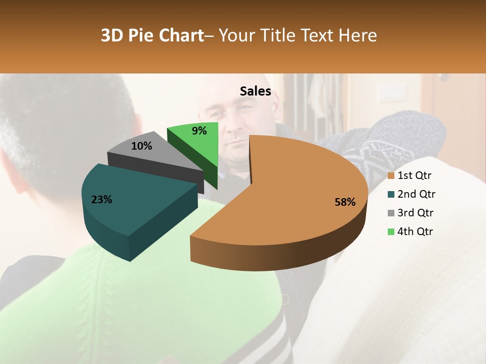 Woman Elderly Retirement PowerPoint Template