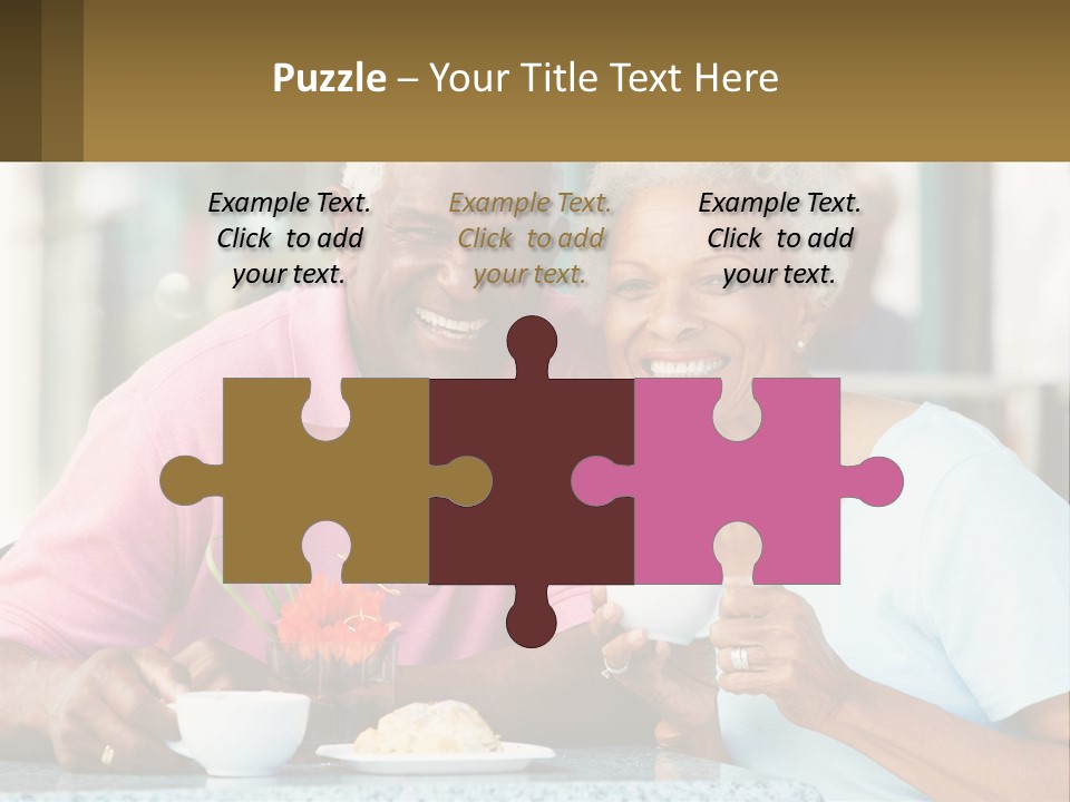 Elderly Wave Lifestyle PowerPoint Template