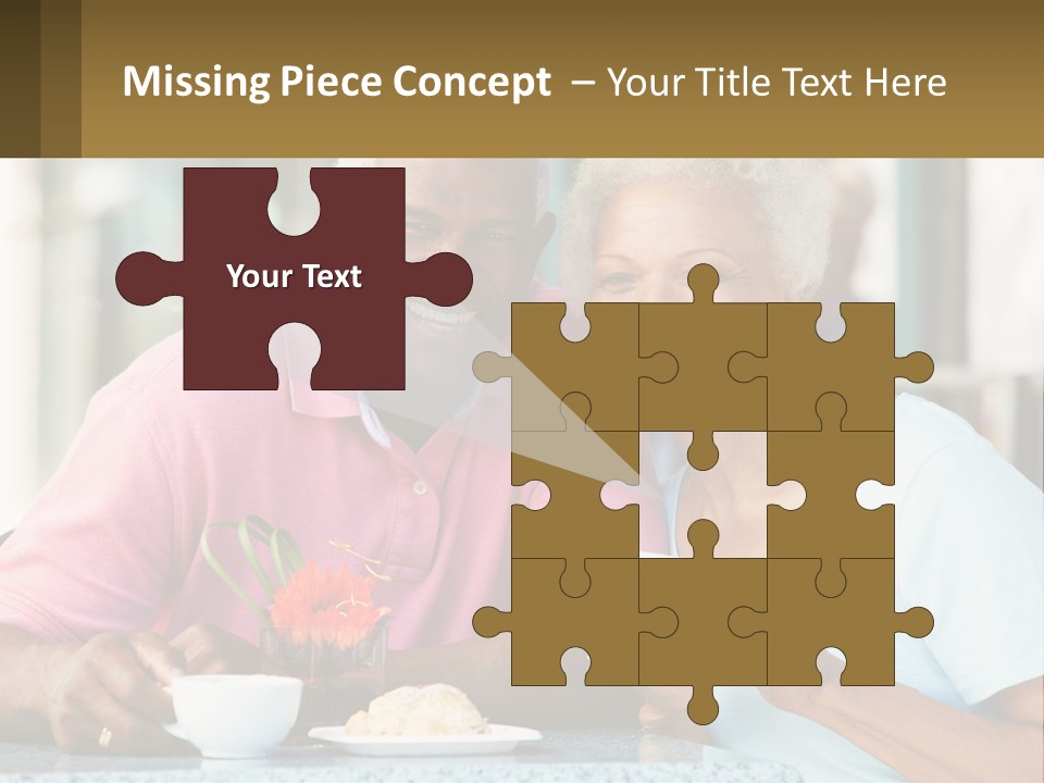 Elderly Wave Lifestyle PowerPoint Template