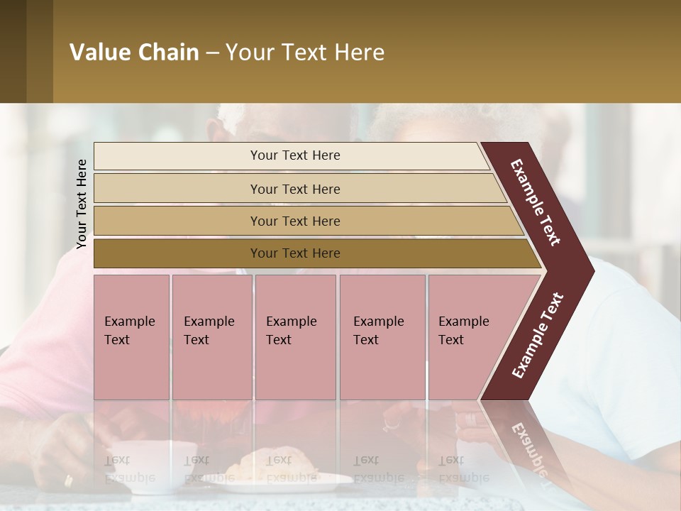 Elderly Wave Lifestyle PowerPoint Template