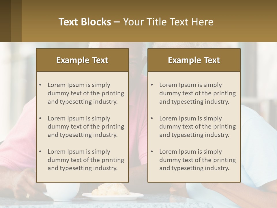 Elderly Wave Lifestyle PowerPoint Template