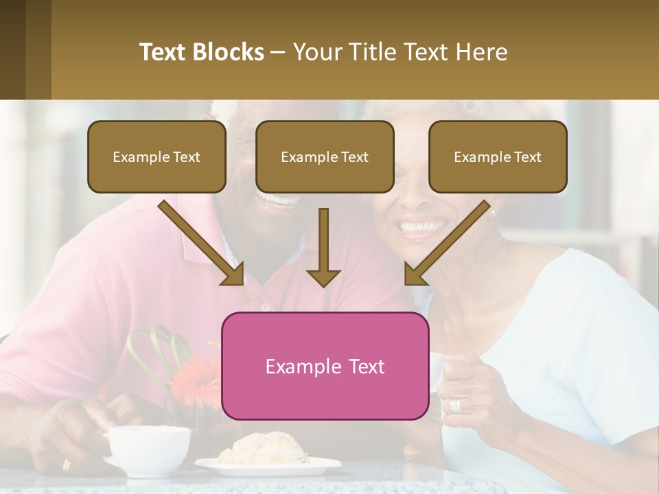Elderly Wave Lifestyle PowerPoint Template