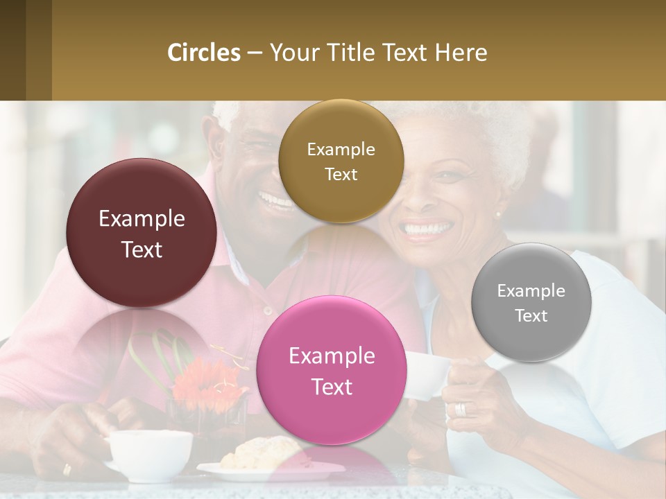 Elderly Wave Lifestyle PowerPoint Template