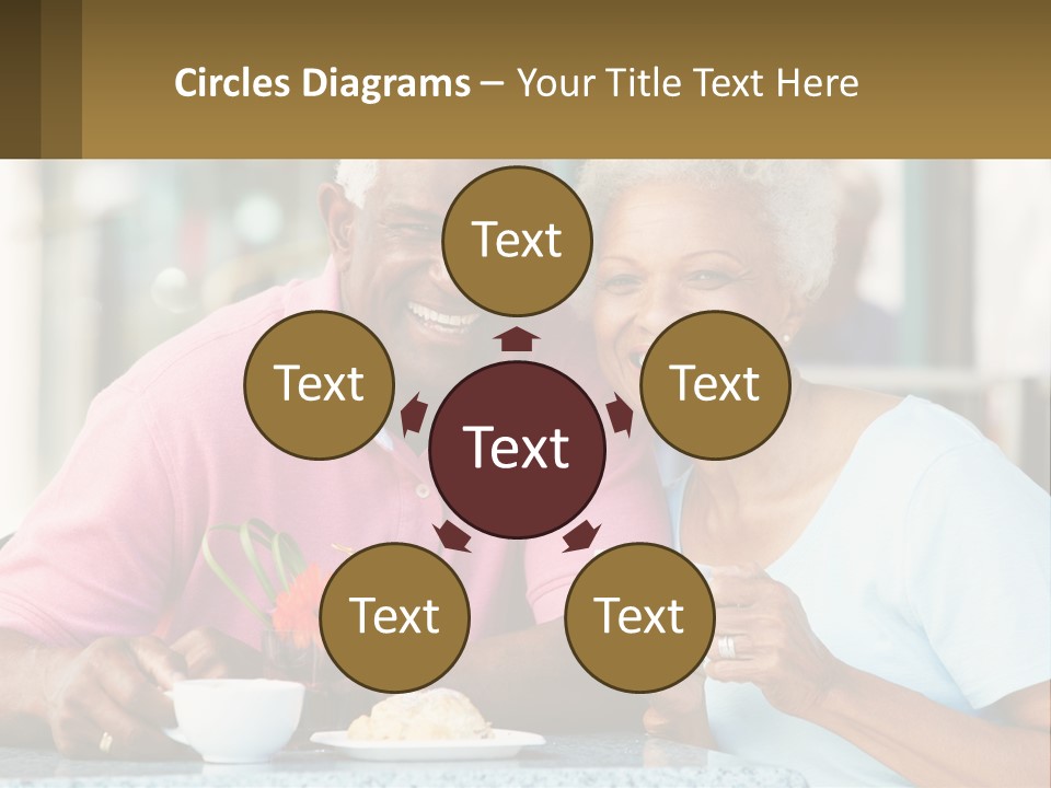 Elderly Wave Lifestyle PowerPoint Template