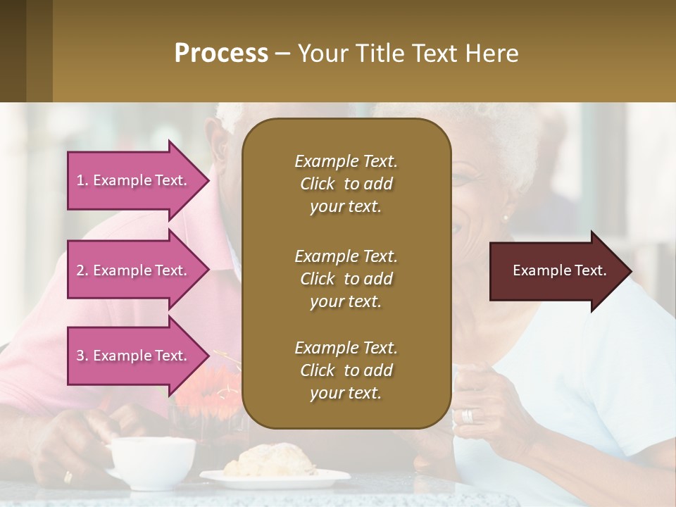 Elderly Wave Lifestyle PowerPoint Template