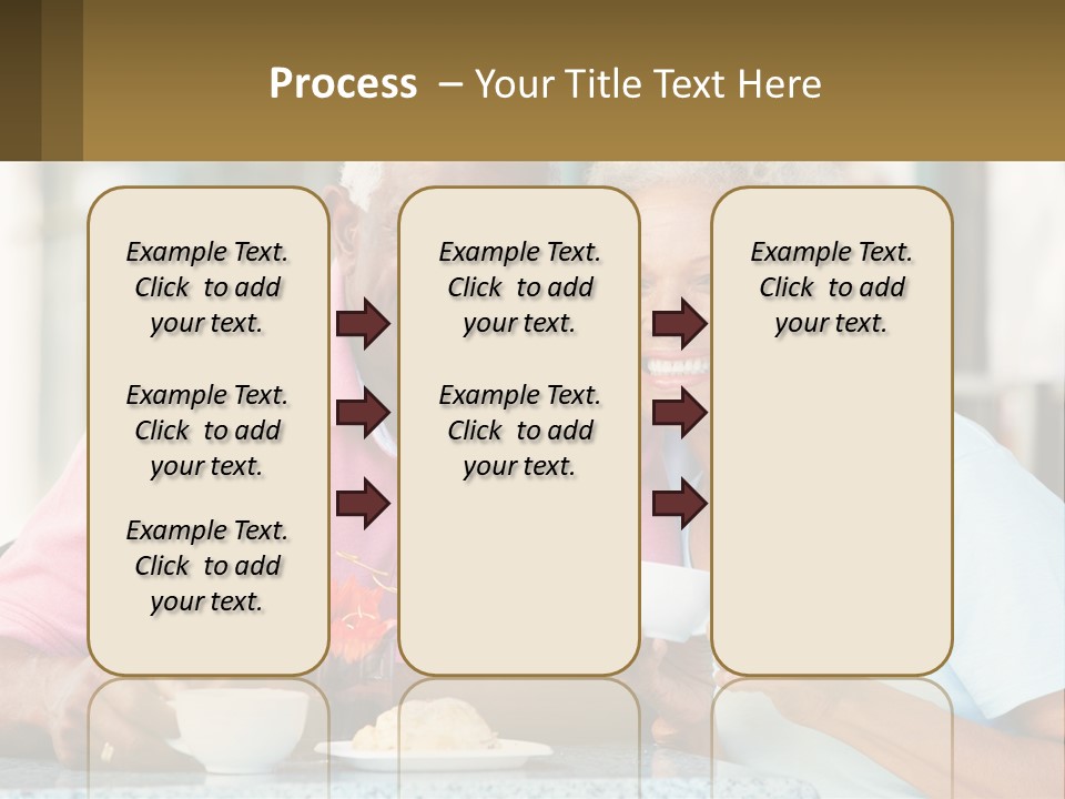 Elderly Wave Lifestyle PowerPoint Template