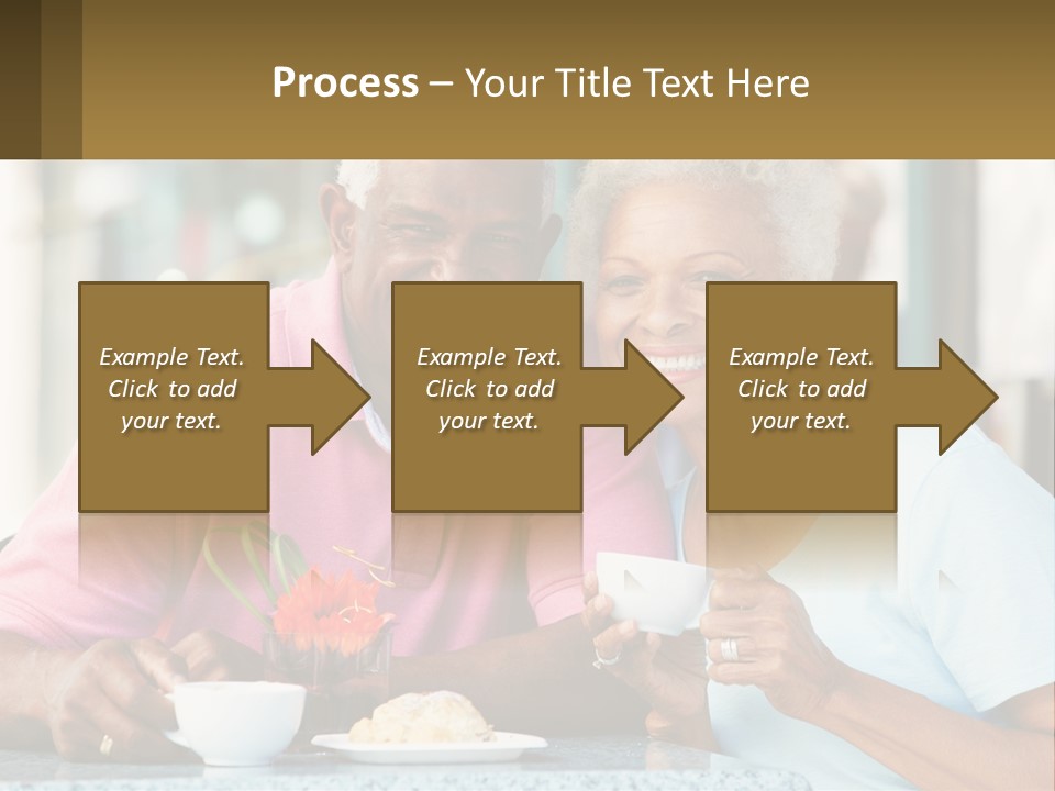 Elderly Wave Lifestyle PowerPoint Template