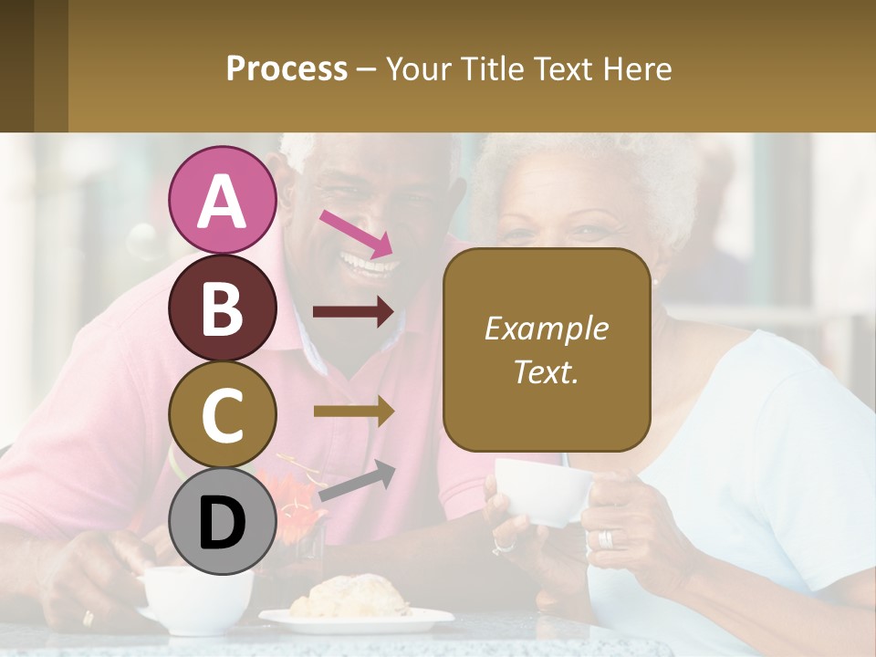 Elderly Wave Lifestyle PowerPoint Template