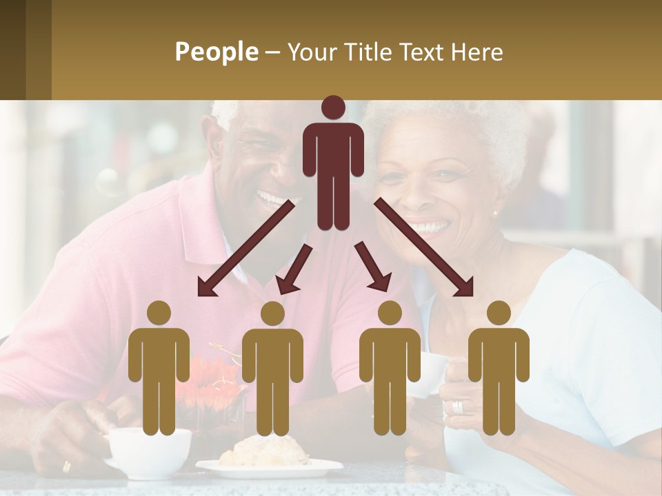 Elderly Wave Lifestyle PowerPoint Template