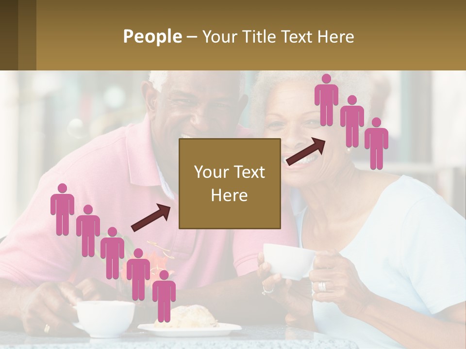 Elderly Wave Lifestyle PowerPoint Template