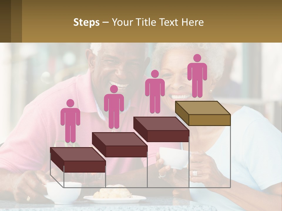 Elderly Wave Lifestyle PowerPoint Template