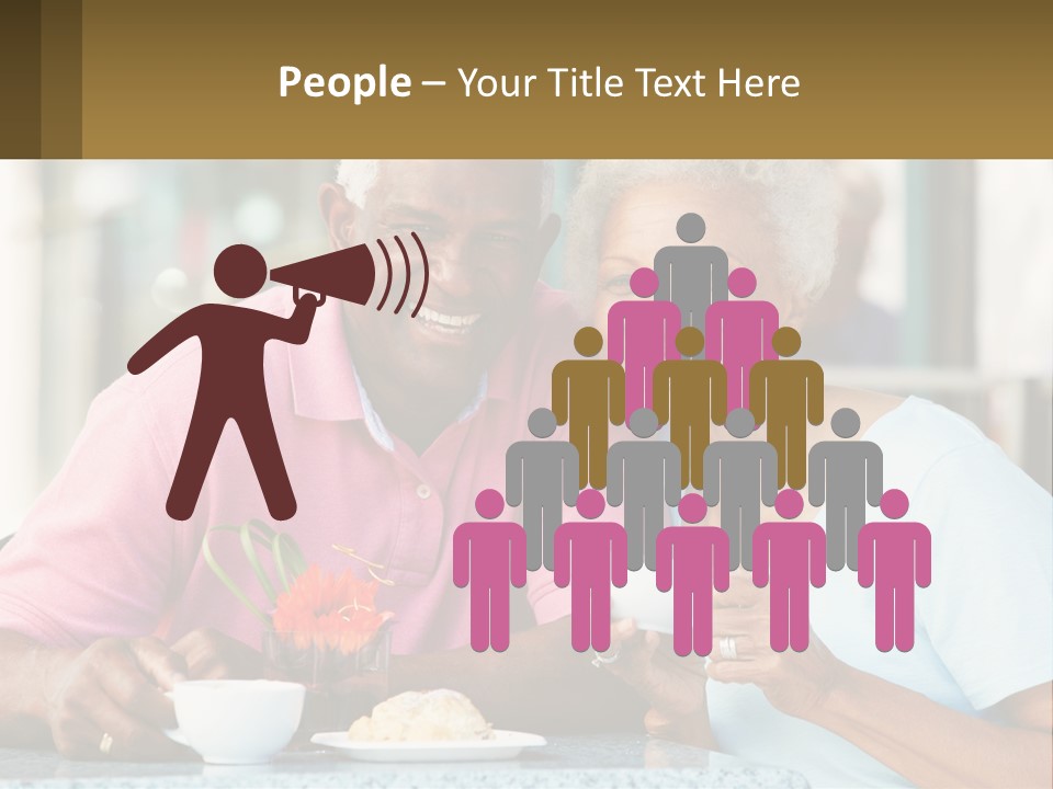 Elderly Wave Lifestyle PowerPoint Template