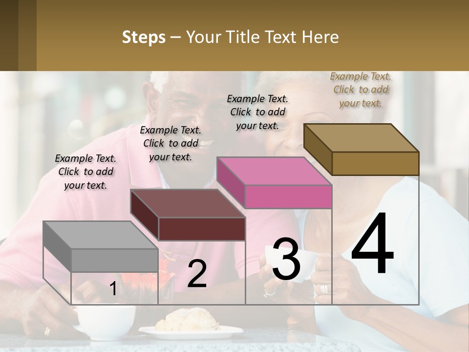 Elderly Wave Lifestyle PowerPoint Template