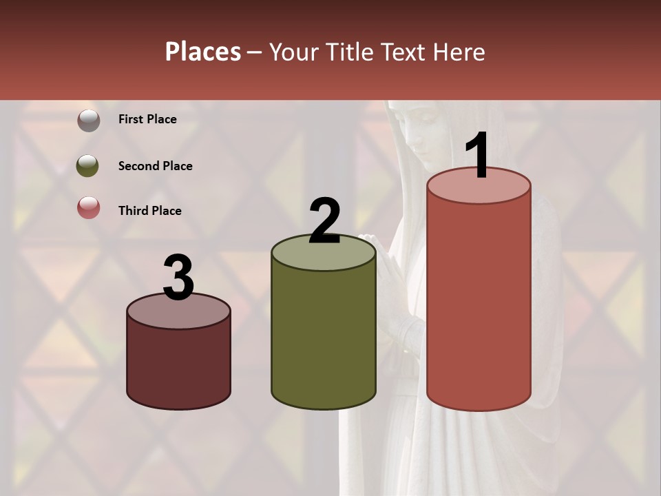 Older Daughter Beach PowerPoint Template