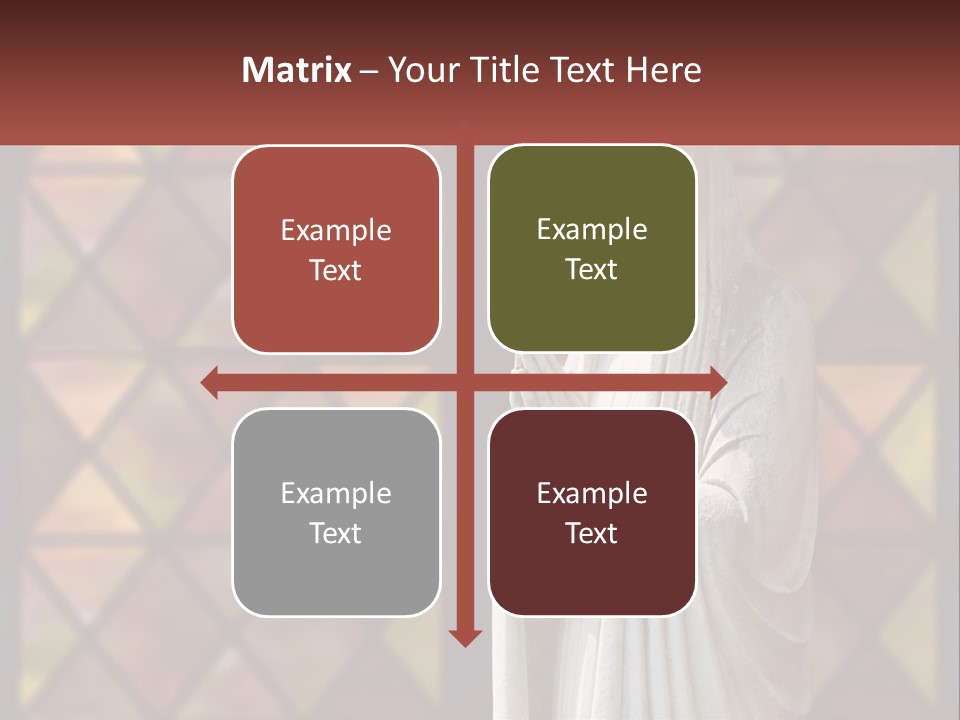 Older Daughter Beach PowerPoint Template