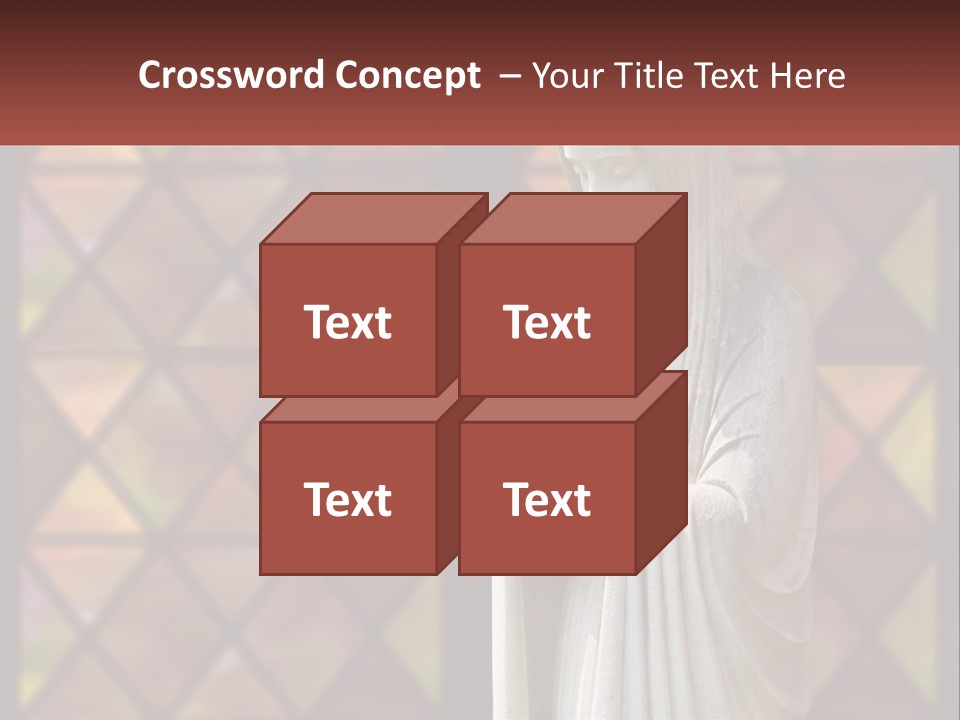 Older Daughter Beach PowerPoint Template