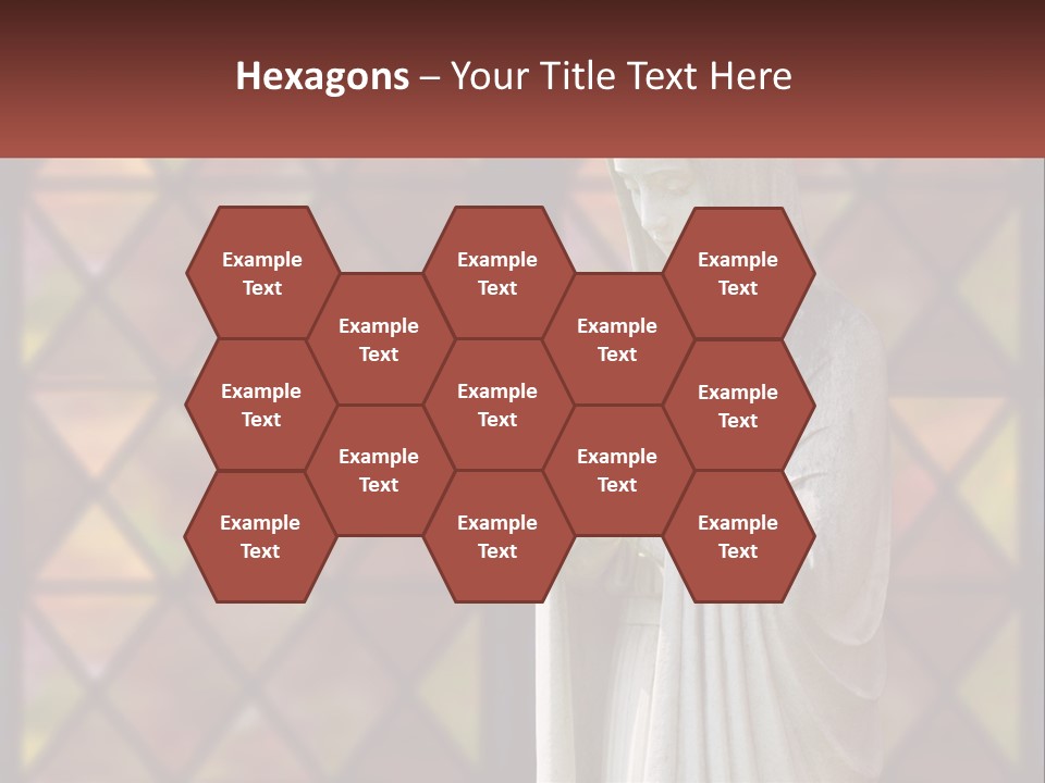 Older Daughter Beach PowerPoint Template