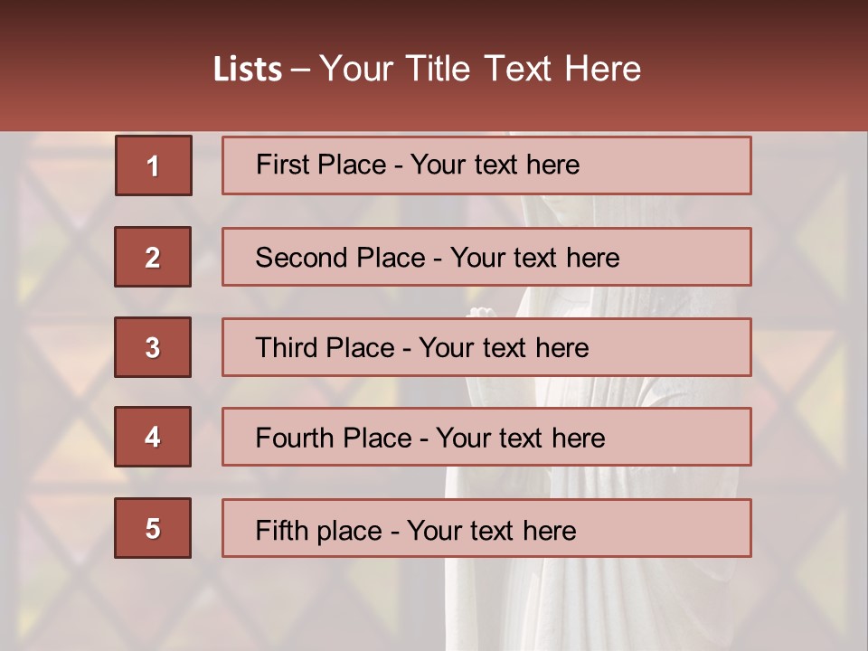 Older Daughter Beach PowerPoint Template