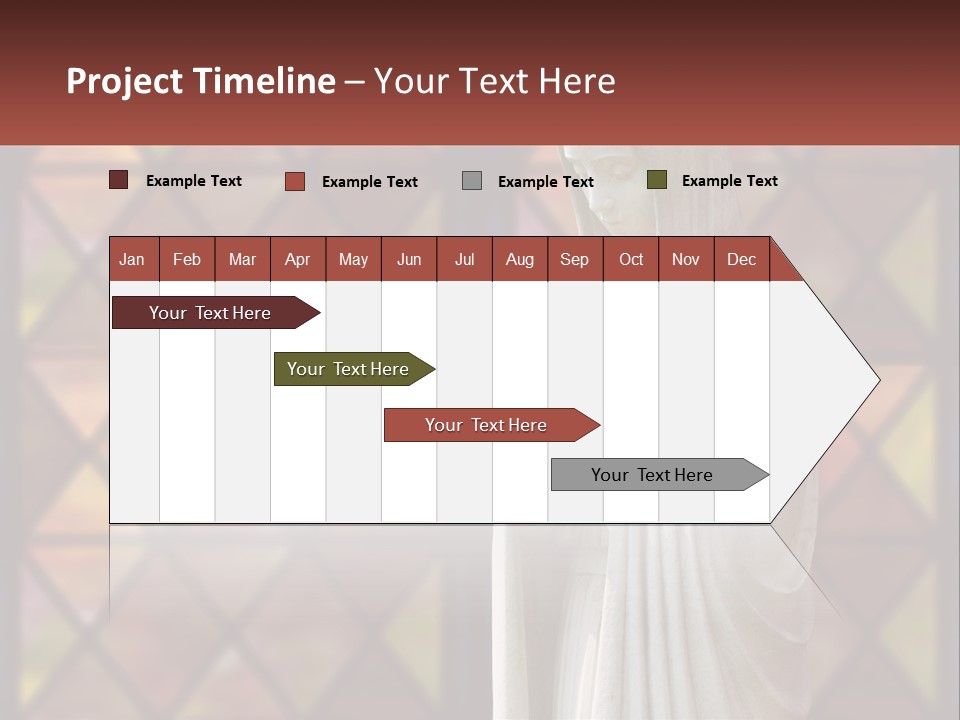 Older Daughter Beach PowerPoint Template