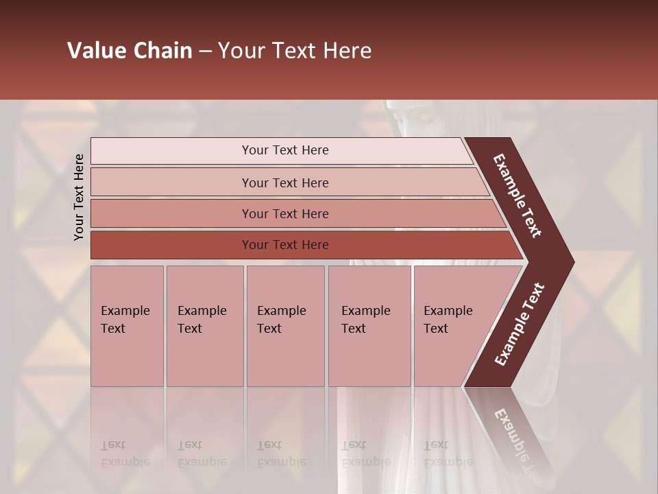 Older Daughter Beach PowerPoint Template