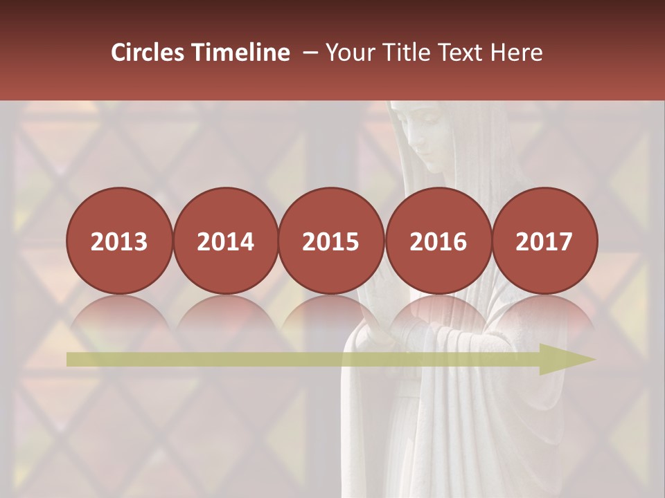 Older Daughter Beach PowerPoint Template