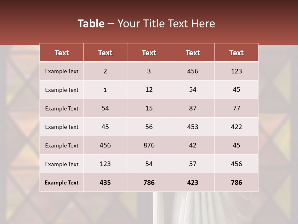 Older Daughter Beach PowerPoint Template